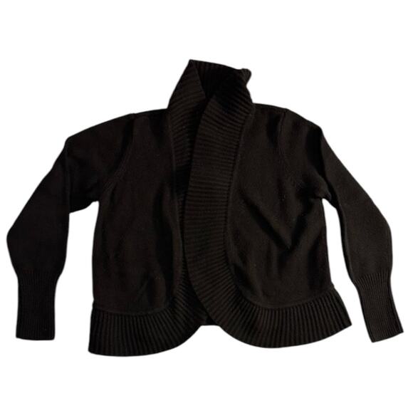 Talbots Black Shawl Neck Cardigan - Picture 1 of 4